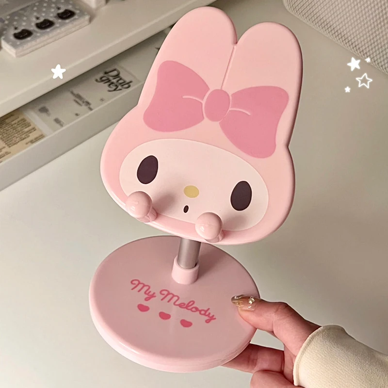 Cute My Melody Kuromi Phone Stand Adjustable Desktop Holder for