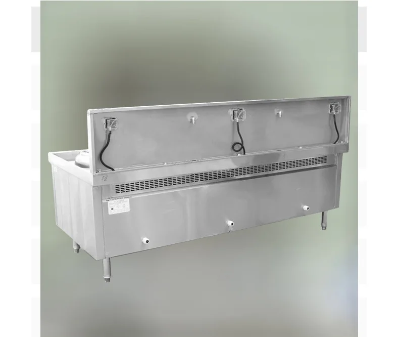 Three-headed and two-tailed small stir-frying oven-6