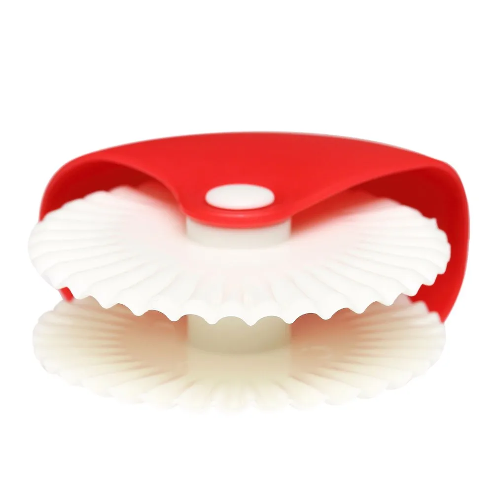 Dough Noodle Roller Maker Pastry Fondant Wheel Decorator Pie Crust Cutter Wave & Twist Cutting Tools Baking Accessories