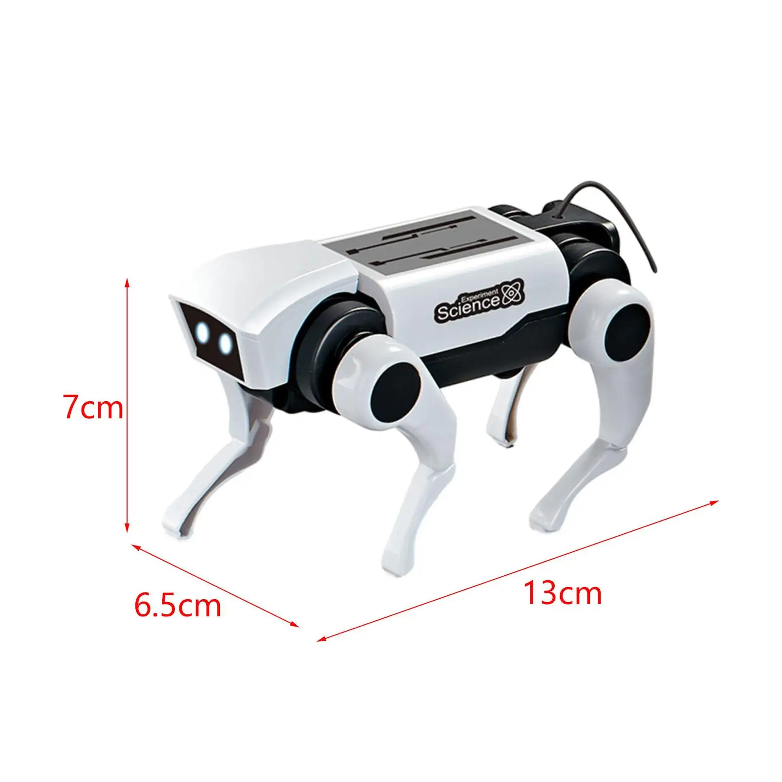 Electric Mechanical Dog Educational 3D Puzzle Assembly Remote Control Puppy Toy for Girls Boys Children Teens Birthday Gifts