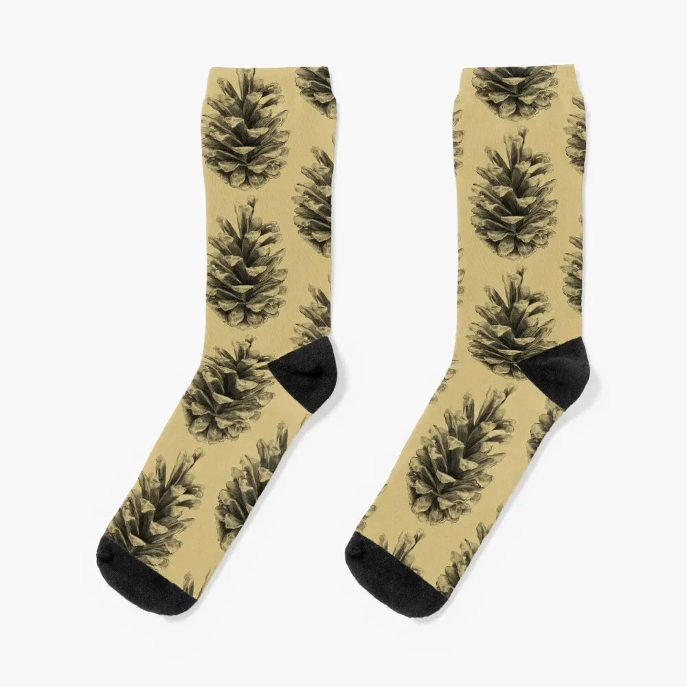 

Pine Cone Socks anti-slip man ankle custom Socks Male Women's