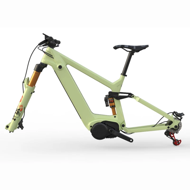 Telaio Bafang G510 Telaio M620 In Fibra Di Carbonio Mtb 29 ''Full Suspension Emtb Frame