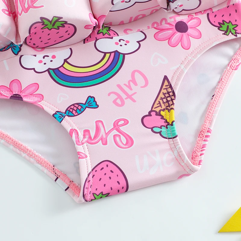 One Piece Swimsuit Children Swimsuit Children Swimsuits Buoyancy Girl Swimsuit 1-5 Years Children Floating One Pieces+Cap New Summer Sleeveless Toddler Infant Girls