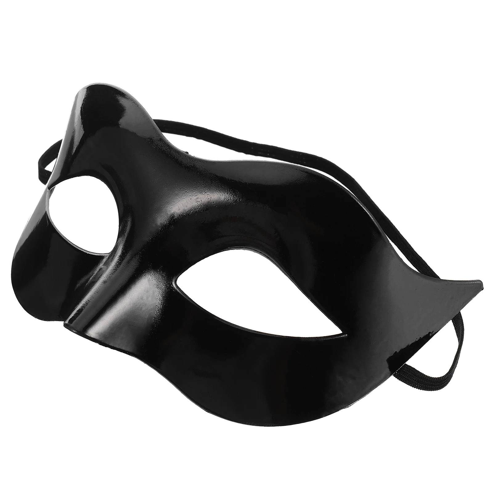

WINOMO Men Women Masquerade Costume Venetian Masquerade Mask Villain Eye Mask (Black)