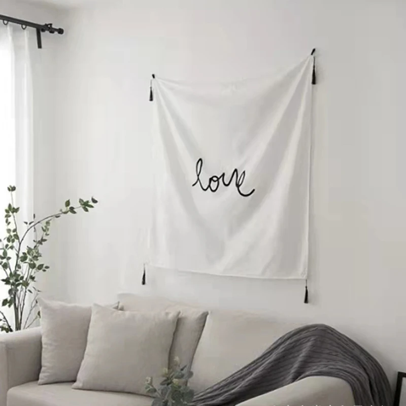 Ins Birthday Decoration Tapestry 100DAYS Happy Birthday 1st Background Cloth Children Room Hanging Wall Decor Tapestry