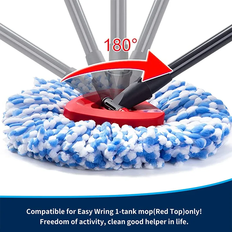 Confezione Da 4 Testine Di Ricambio Per Mocio Rotante Compatibili Con O Cedar Easywring 1 Serbatoio Manico Per Mocio Da 30 58 E Ricariche Per~p132761528