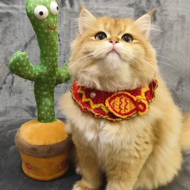 Cat Clothing Cat Costume New Year Costume for Cat Chinese New Year Cat Outfit Cute Pet Clothes Gifts Pet Decorations 5