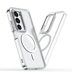 Enhanced Magnetic Metal Lens Protective Case with Magsafe Ring Compatibility for Redmi 15 5G (171mm) (Silver)