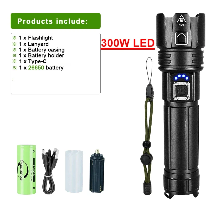 L5 300W LED 26650