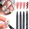 Nail Art Paintbrush With Ultra-fine Drawing Lines Edges Quick Drying Waterproof Acrylic Marker Pen Graffiti Pen 2