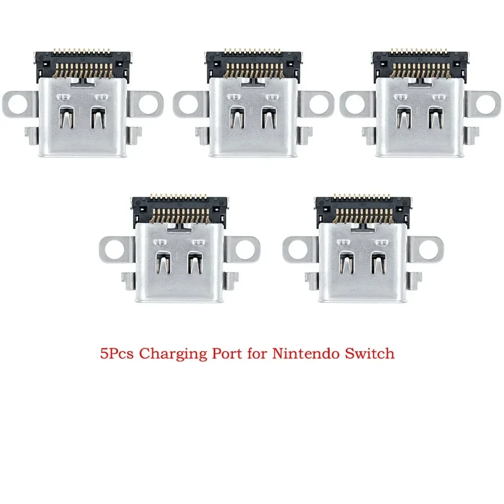 5pcs Charge Port For Nintendo Switch Replacement Console Repair