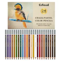 24 Premium Colored Charcoal Pencils Drawing Set,Quality Pastel Chalk Pencils,Color Charcoal Pencils,for Coloring,Sketching,Drawi 6