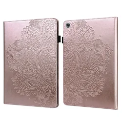 Premium PU Leather Tablet Case with Pen Holder for M5 Lite 10 10.1inch (Rose gold)
