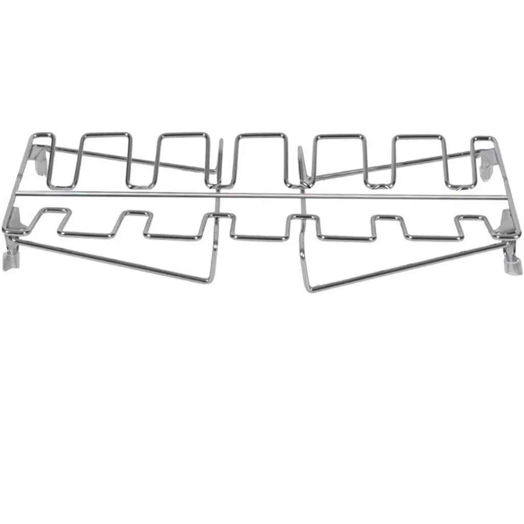 Folded Roast Rack Roast Chicken Leg Rack Chicken Wing Leg Grilling BBQ Non-Stick Barbecue Rib Stainless Steel