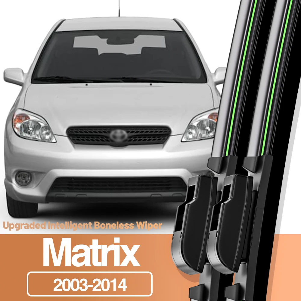 

2pcs For Toyota Matrix 2003-2014 Front Windshield Wiper Blades Windscreen Window Accessories 2004 2006 2008 2009 2011 2012 2013