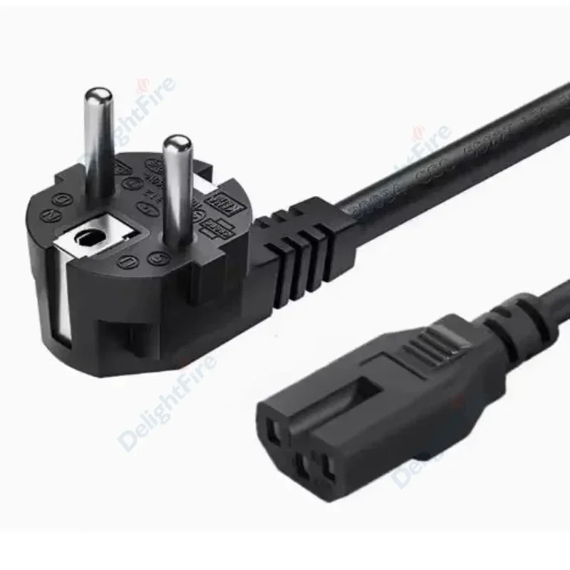 EU 플러그 전원 연장 코드 C13 C15 1.5m 1.8m 미국/영국 타입 B F G AC 전원 공급 케이블 (UPS, PDU, PC 컴퓨터, LG TV, DJ 조명용)