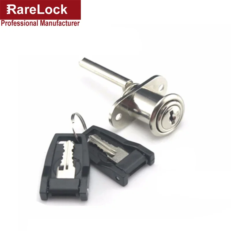 Cam Lock - Cerradura Giratoria De Seguridad Con 2 Llaves Para Cajón De Correo, Armario (20 Mm, 2 Unidades