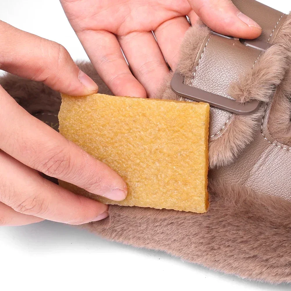 Natural Decontamination Shoe Rub Environmentally Friendly Raw Film Cashmere Small White Shoes Turned Fur To Remove Dirt Shoe Rub 3