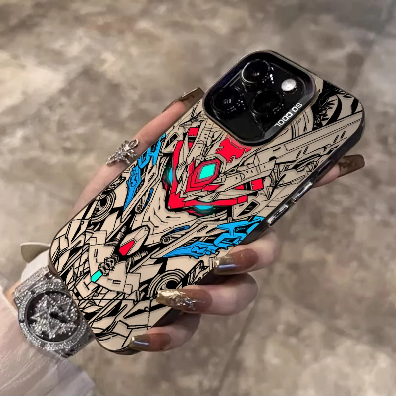 CYBERPUNK MECHA G-GUNDAM Phone Case - Ultimate Protection with Futuristic Design```
