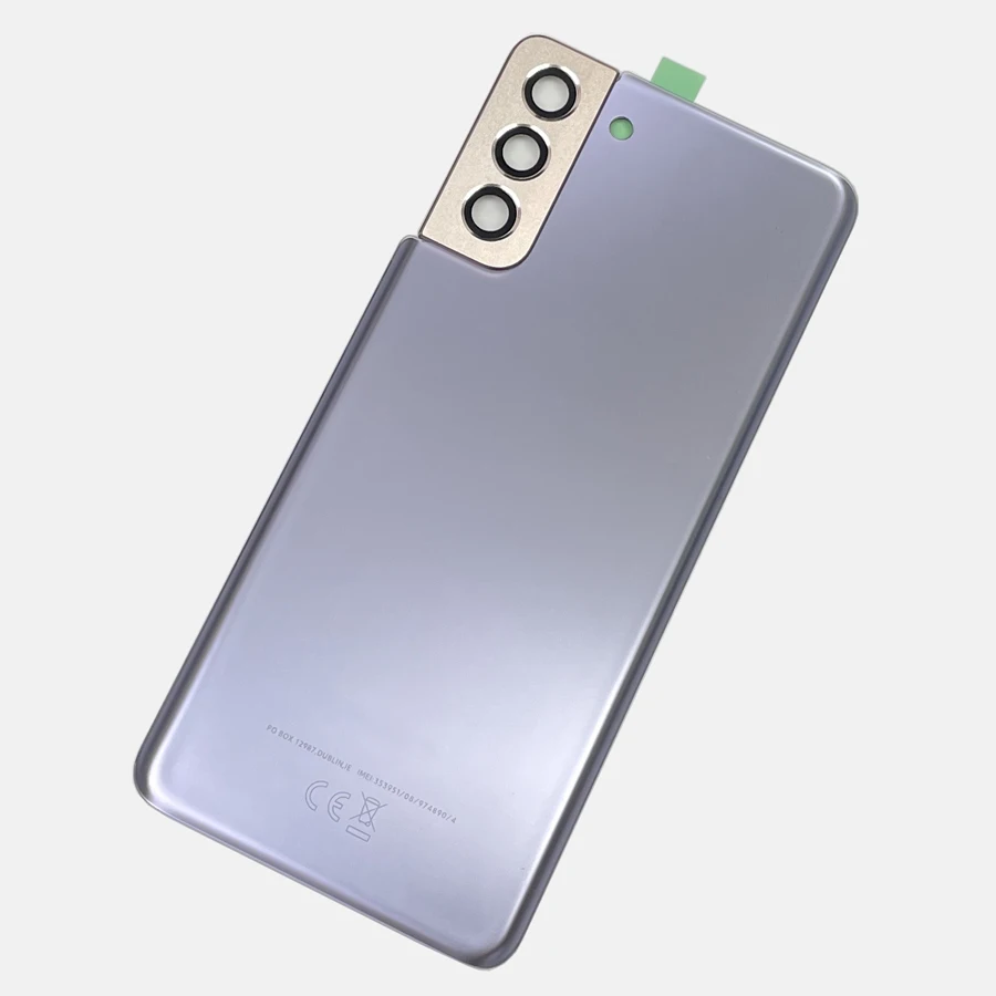 S21 Plus 5G Back Glass Cover Samsung Galaxy S21+ 5G Back Door Replacement Battery Case Rear Housing Cover Camera Lens samsung phone case phone back cover glass battery cover glass phone back cover phone camera lens camera lens cover