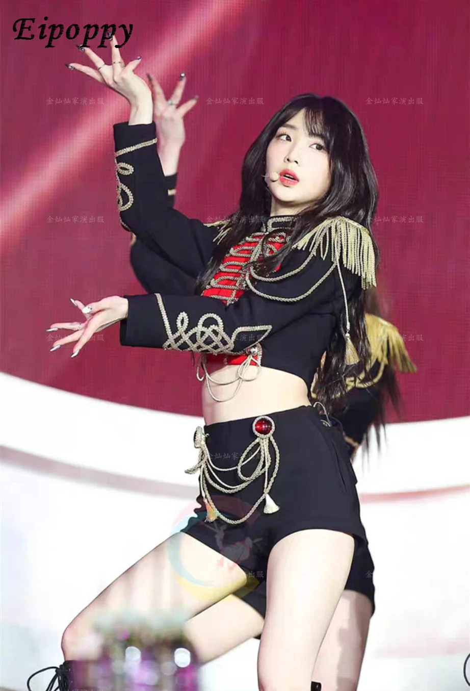 Jazz Dance Korean Dance Performance Costume Song-Promotion Costume Stage Suit Suit Adult