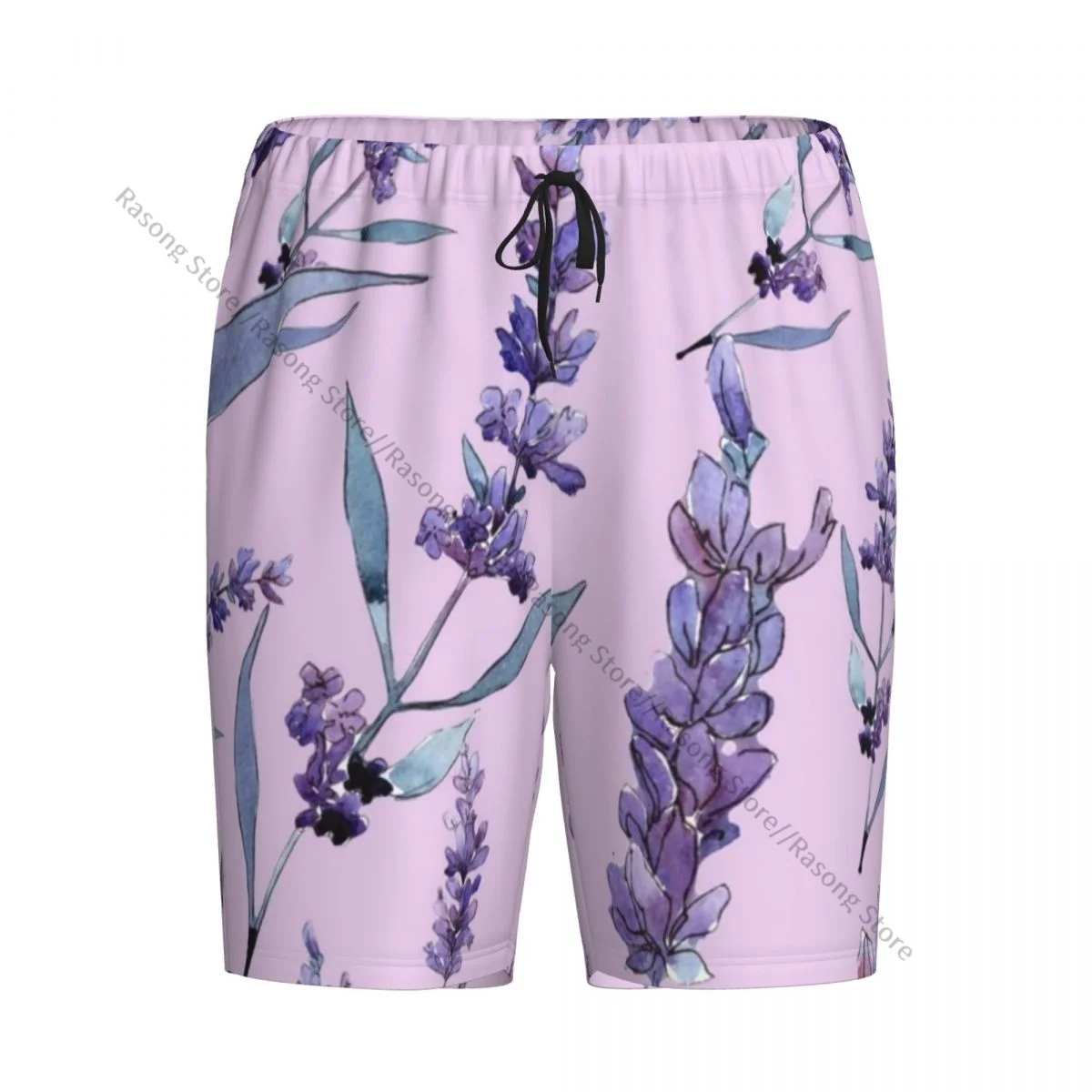 

Casual sleep bottoms Violet Lavender men shorts sleepwear male pajamas