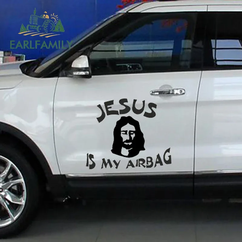 

Классическая Автомобильная наклейка EARLFAMILY 2x Devout Christian has Alway Believe That Almighty Jesu My подушка безопасности