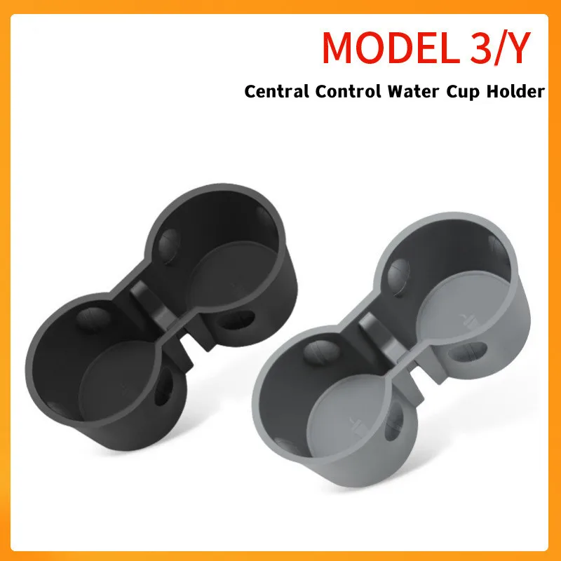 

For Tesla Model 3 Model Y 2021-2023 Round Water Cup Holder Storage Box Console Cup Holder Organizer Box Car Interior Supplie