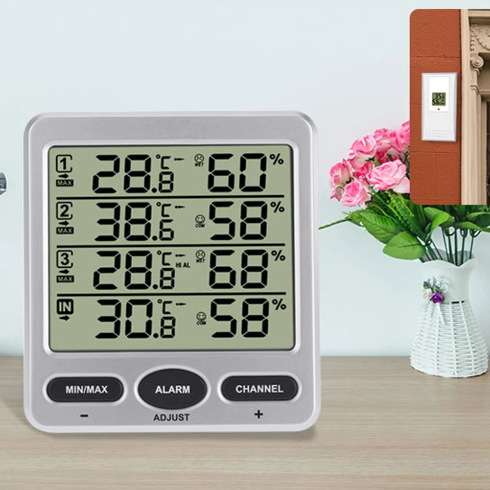 

Wireless Digital Indoor Outdoor Thermometer Hygrometer Weather Station Digital Electronic Thermometer Weather Station