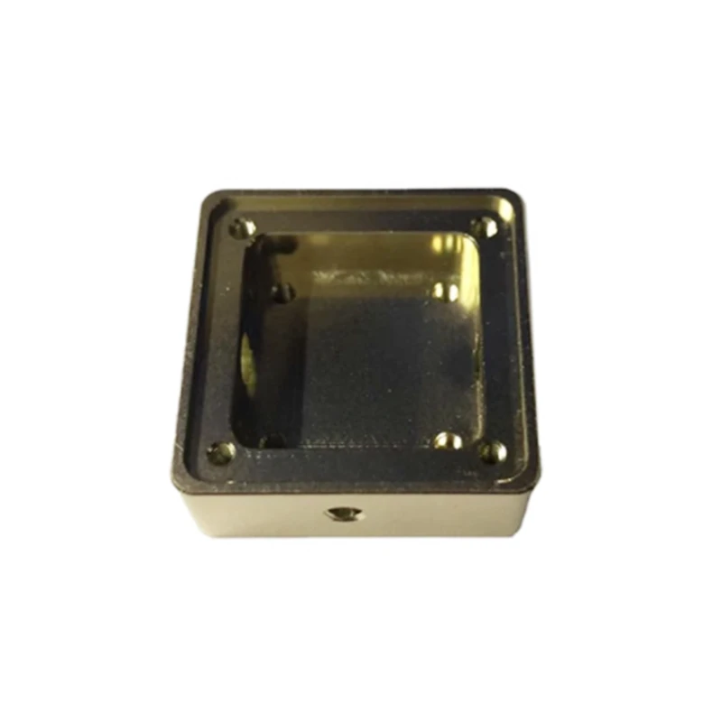 

Aluminum Alloy Shell Shielded Enclosure 19X19X5.5Mm Golden Conductive Oxidation Multi-Functional Portable RF Box Durable