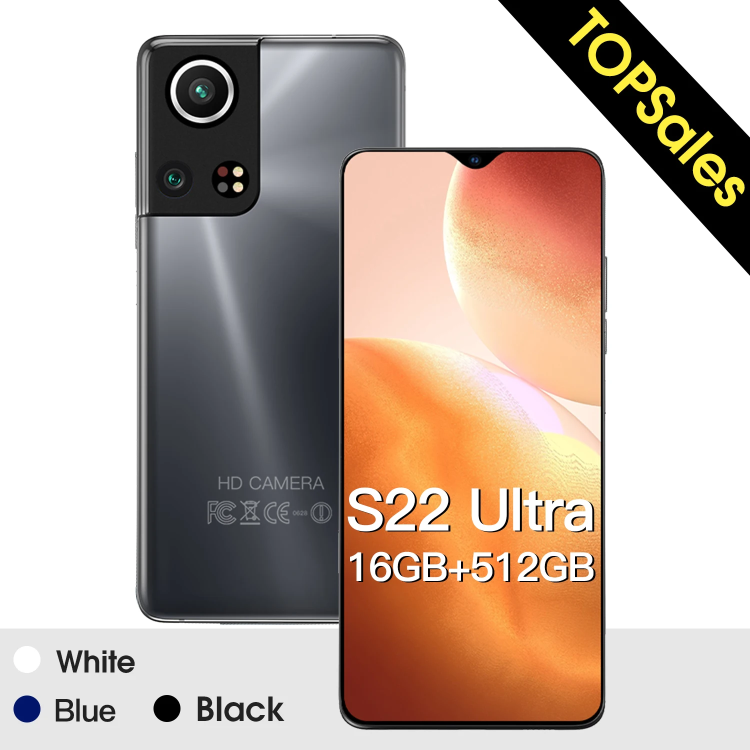 Смартфон S22 Ultra Android 6 7 дюйма 16 ГБ 512 |
