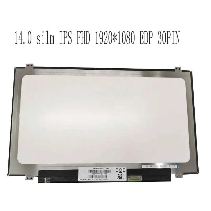 Tela Led Ips 14 30pin 1920×1080 N140hce-eaa Eab B140han01.2 B140han01.1 Lp140wf1 Spk1 Nv140fhm-n41