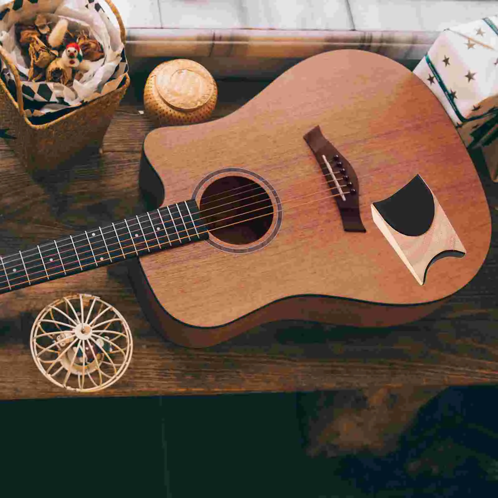 

Bass Guitar Ukulele Accessories Wooden Neck Shims Kit Care Work Mat Electric Repair Setup Tool