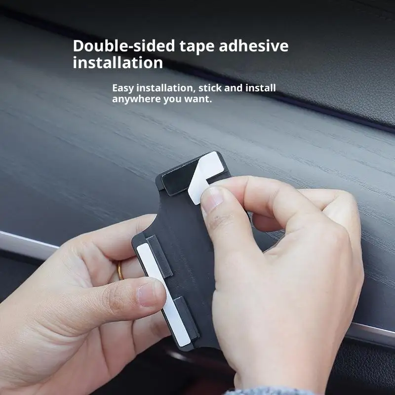 Universal Car Interior Multi-Function Card Storage Box - Portable Sun Visor and Crevice Ticket Holder