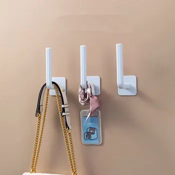 Ganci da parete Ganci Porta autoadesiva Ganci da parete Ganci Aspirazione Porta carichi pesanti per cucina Bagno Vestiti Cappelli Borse Coperchi 1