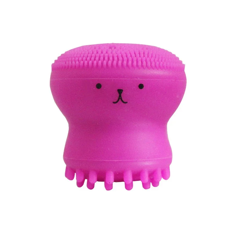 Facial Cleansing Brush Facial Cleanser Massager Silicone Face Cleansing Brush Facial Deep Pore Skin Care Scrub Cleanser Mini Beauty Soft Deep Cleaning Exfoliator Tool