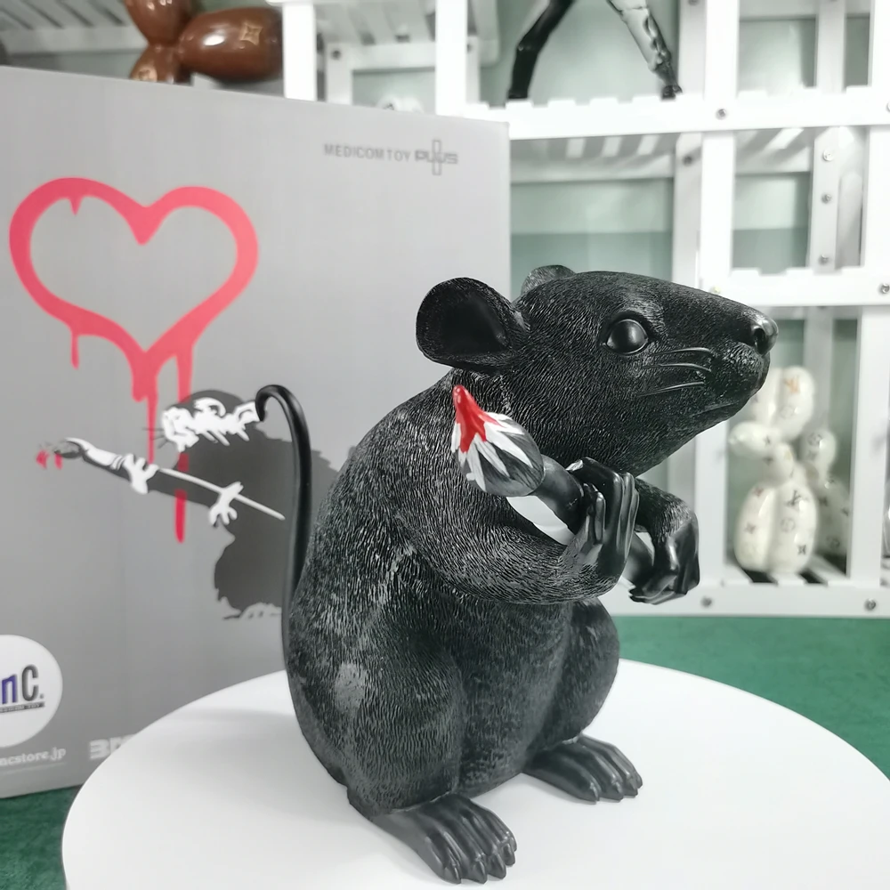 MEDICOM TOY -  LOVE RAT banksy sync. MEDICOMTOY【正規品】 LOVE RAT(RED Ver.) / SUICIDE MAN (RED Ver.)｜MEDICOM TOY