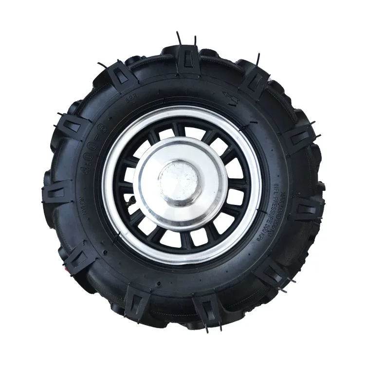 Single Shaft 16" DC 48V 500W/800W/1200W Geared BLDC Electric Hub Motor Wheel 16inch Mono Shaft Agriculture Vehicle Motor Hub