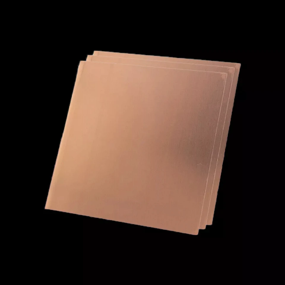 Plaque De Cuivre Rouge Pur T2, épaisseur 0,3 à 10 Mm, Taille 50 à 600