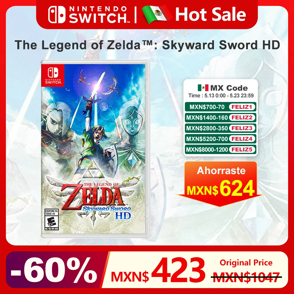 The Legend of Zelda Skyward Sword HD Nintendo Switch Game Deals 100% Official Original Physical Game Card for Switch OLED Lite