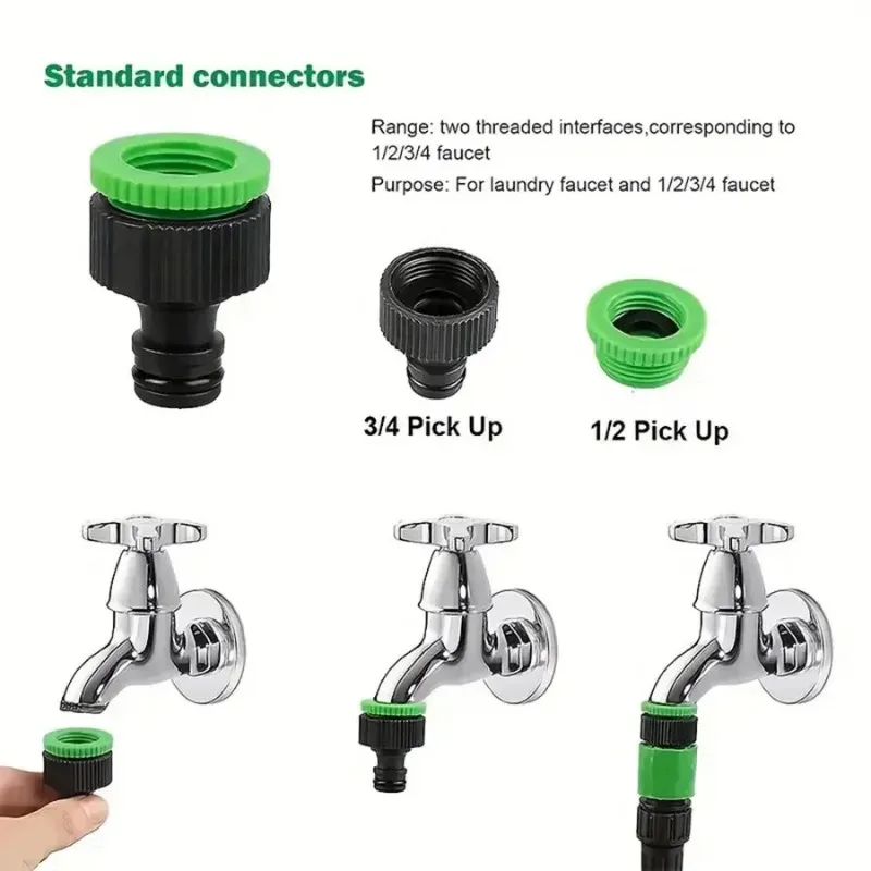 Expandable Magic Hose High-Pressure Car Wash 7 Water Spraying Functions Water Gun Home Garden