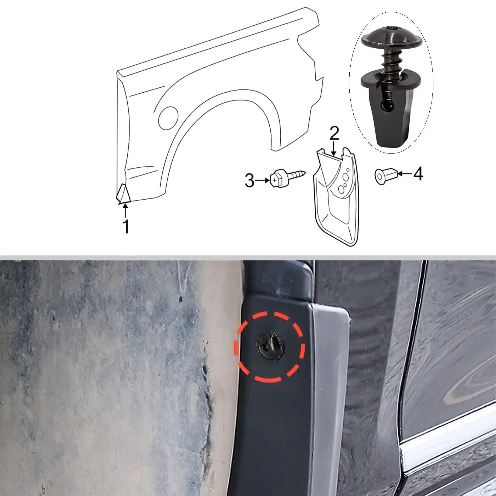 Engine Under Cover Fixing Clips Screw Kit 1Set 60Pcs for Audi A4 A6 A8 Tt auto fasteners,auto accessories,car accessories,car screws,stainless steel clips
