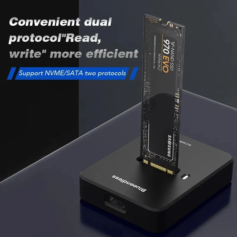Blueendless High-Speed External SSD Enclosure