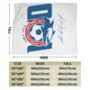 Hapoel Haifa All Season Fleece Blanket Throw Ultra Soft Flannel Blanket Digital Printed Premium Fluffy Microfiber Fleece 3