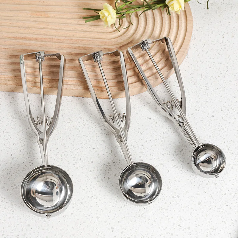 Multi-style Stainless Steel Ice Cream Scoop Ball Digger Handmade Ice Cube Mold Easy Demoulding Kitchen Accessories Tray Mold