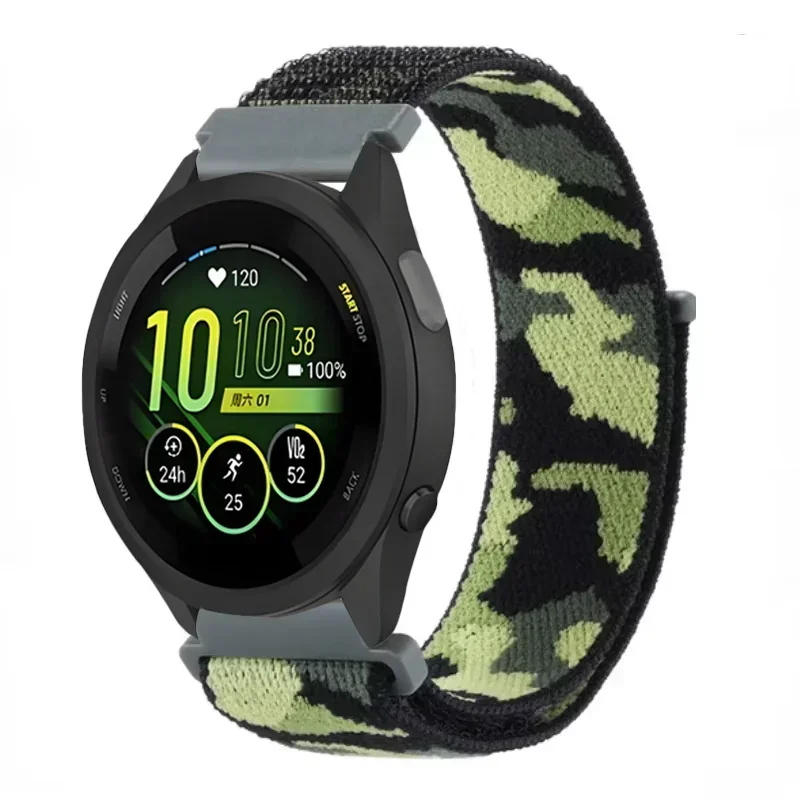 Nylon Braided Loop Sport Bracelet Wristband - 20/22mm Strap