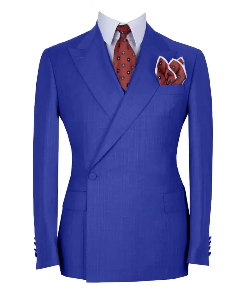 

Children's Suit Deep Blue Tuxedo Wedding Formal Elegant Blazer Pants Customized Baby Infant Suit Banquet Family Matching Outfit
