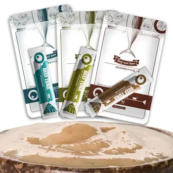 Cat Strips 13gX8PCS Wet Food Pet Cat Snacks Cod Tuna Beef Pet Food Cats Supplement Protein DHA Cat Sauce Make Hair Beautiful 4