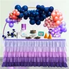 Rainbow Table Skirt Cake Tablecloth Tableware Baby Shower Birthday Party Decorations Banquet Wedding Home Party Table Supplies 5