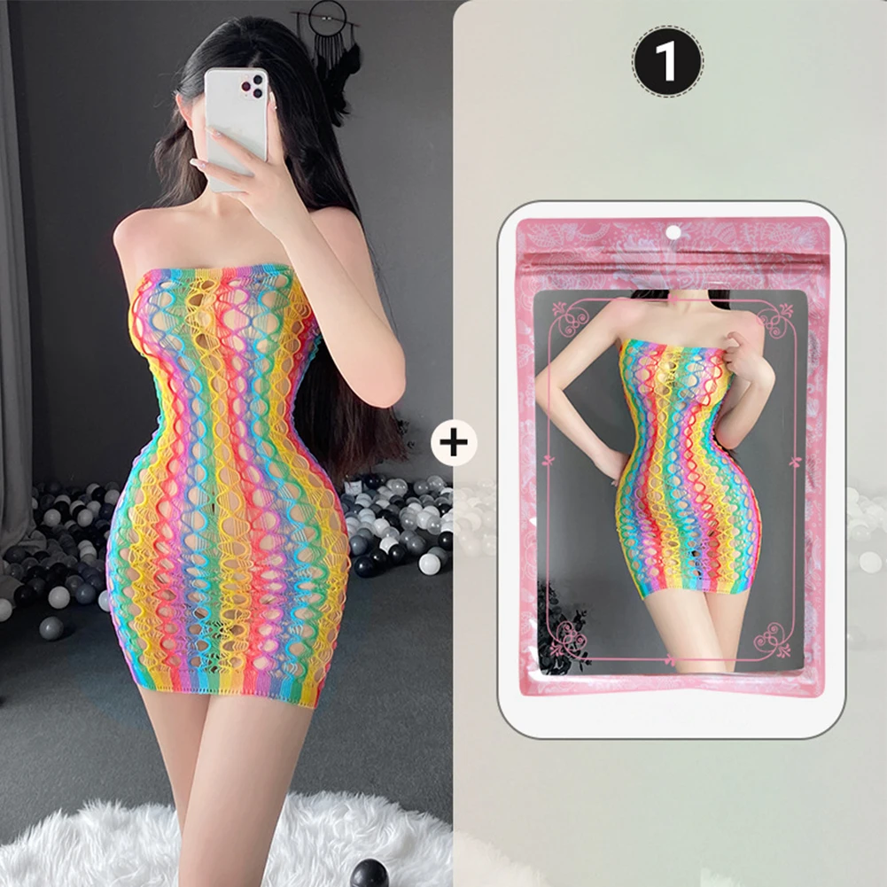 

Women's Sleeveless Bodysuits Sexy Fishnet Sleepwear Lingerie Elastic Body Stocking Nightwear Ladies Dresses Jumpsuits